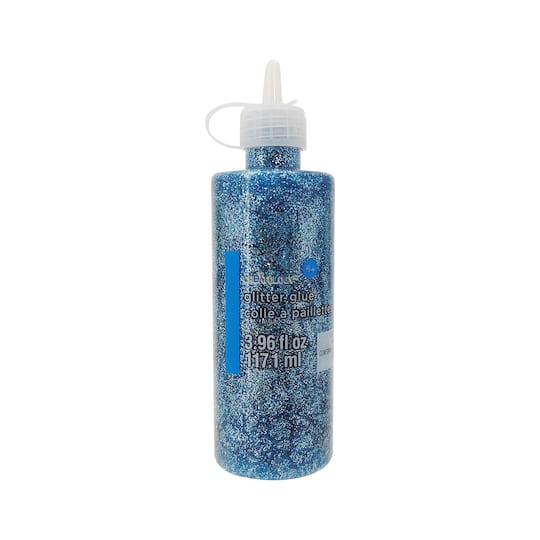 12 Pack: 3.96oz. Light Blue Pearlized Glitter Glue by Creatology™